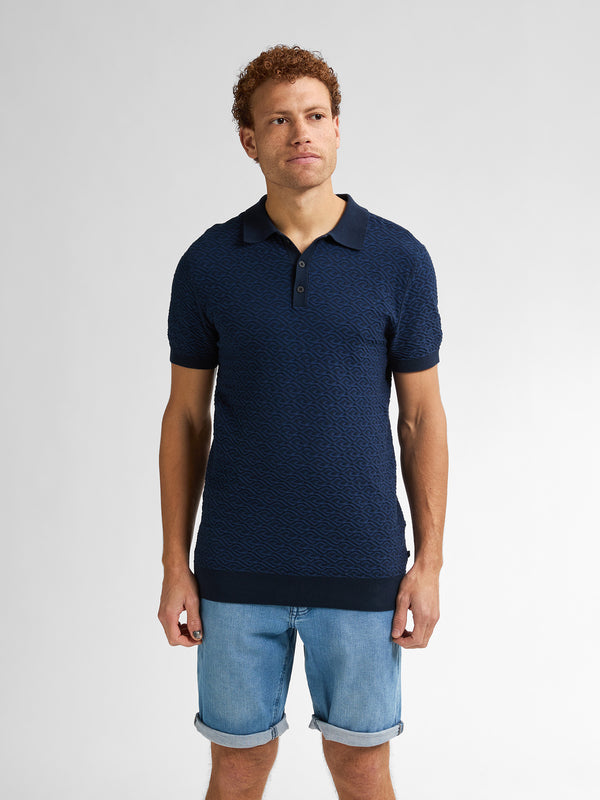 petrol industries Gebreide Polo Oceanstone