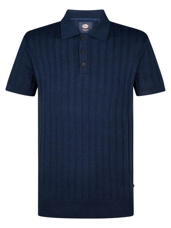 petrol industries Gebreide Polo Seafoamcrest