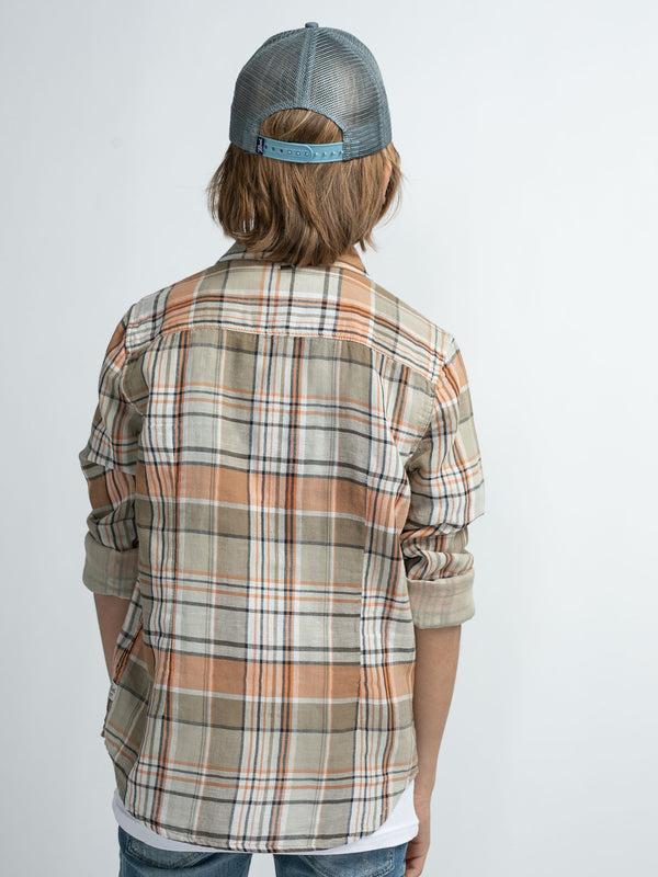 Petrol Industries Geruit Overhemd