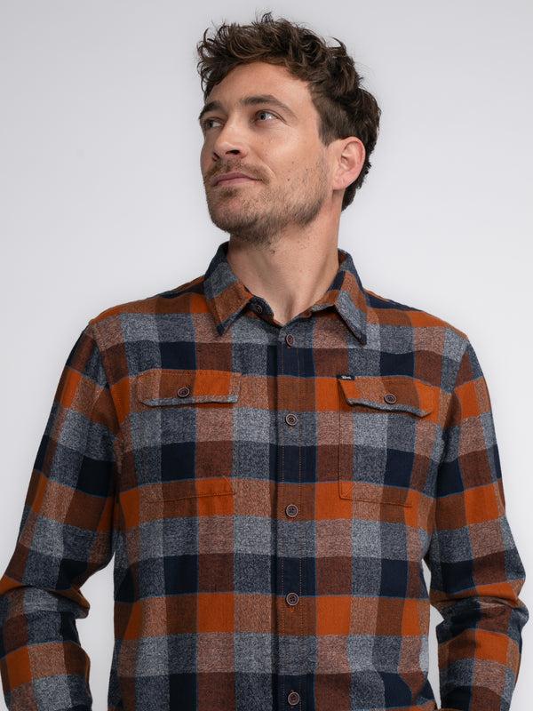 Petrol Industries Geruit Overhemd Katmai