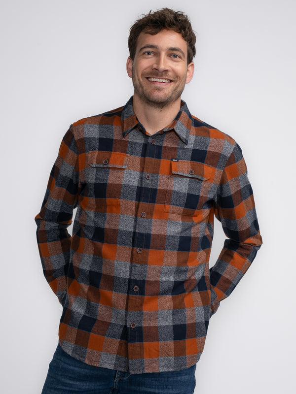 petrol industries Geruit Overhemd Katmai