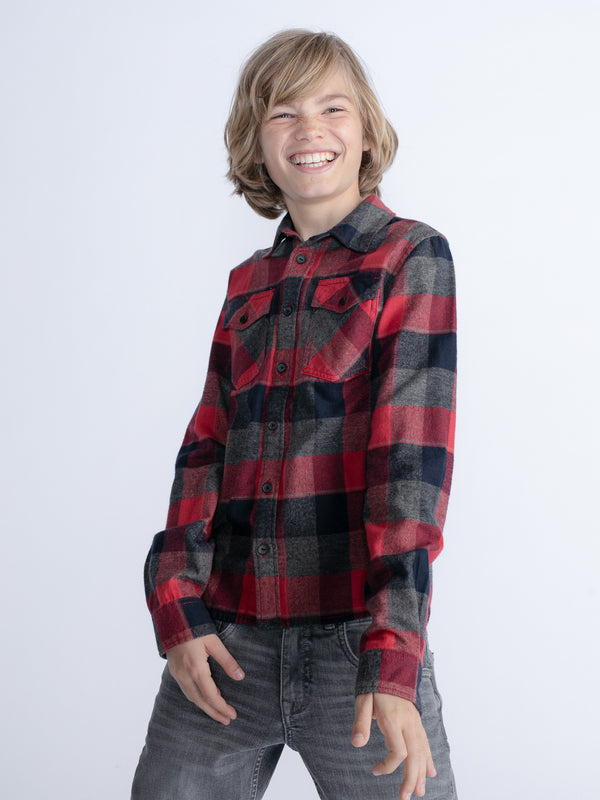 Petrol Industries Geruit Overhemd Rexburg