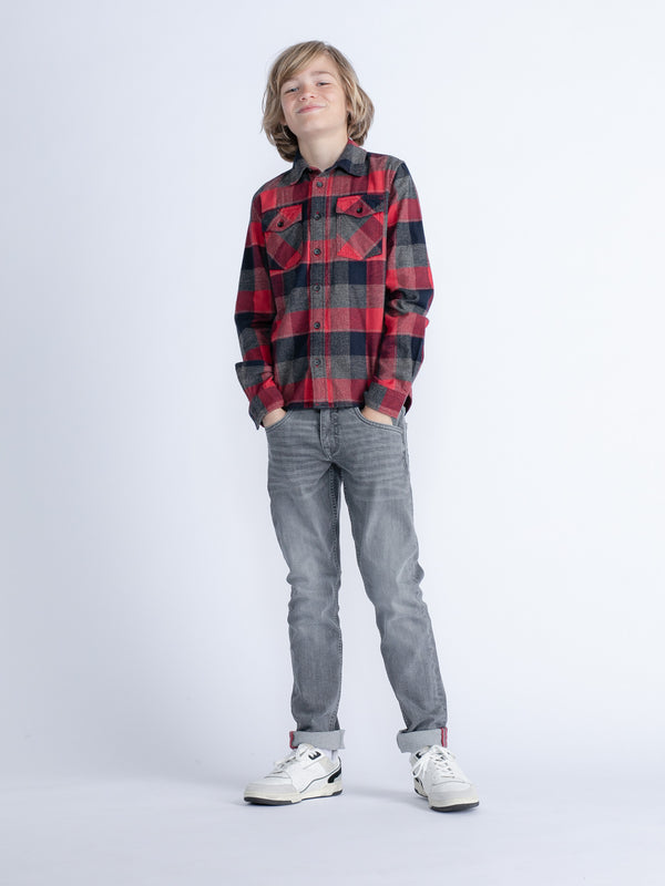 Petrol Industries Geruit Overhemd Rexburg