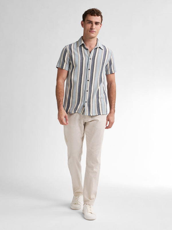 Petrol Industries Gestreept Overhemd Reefcrest