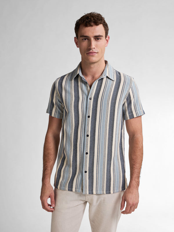 petrol industries Gestreept Overhemd Reefcrest