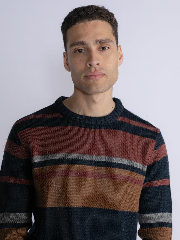 Petrol Industries Gestreepte Trui Mundelein