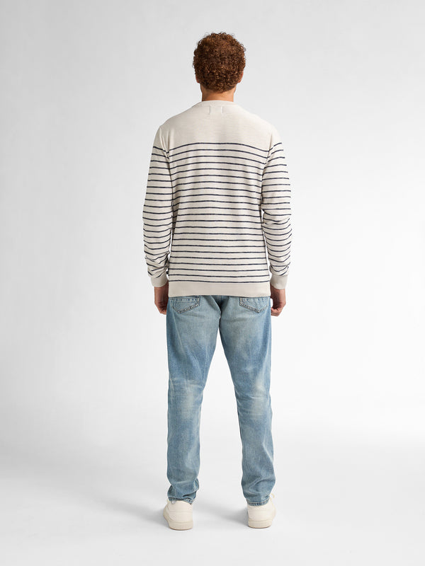 Petrol Industries Gestreepte Trui Palm