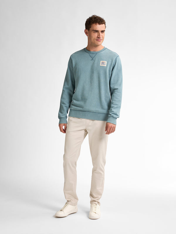 Petrol Industries Logo-print Sweater Gulfstream