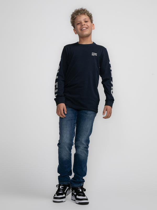 Petrol Industries Logo T-shirt Lange Mouwen Lucas