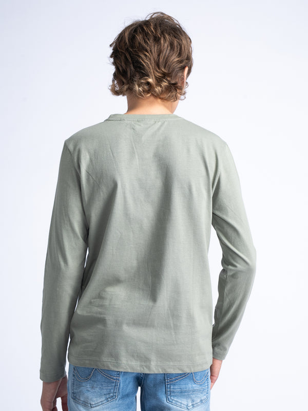 Petrol Industries Logo T-shirt Lange Mouwen Oahu