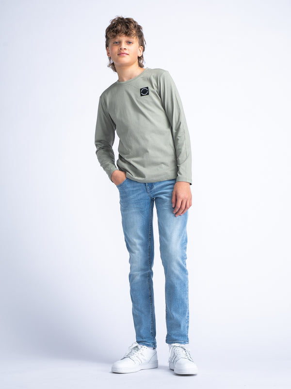 Petrol Industries Logo T-shirt Lange Mouwen Oahu