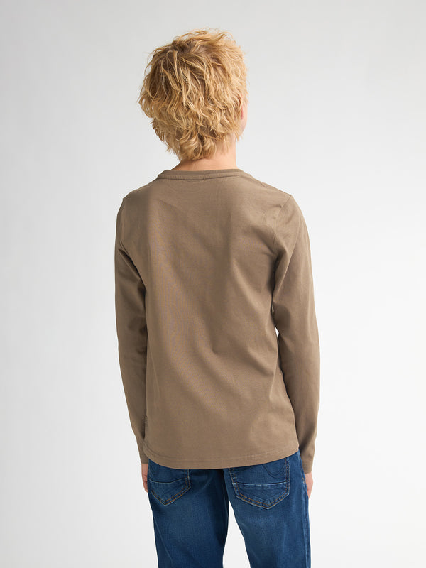 Petrol Industries Logo T-shirt Lange Mouwen Seaway