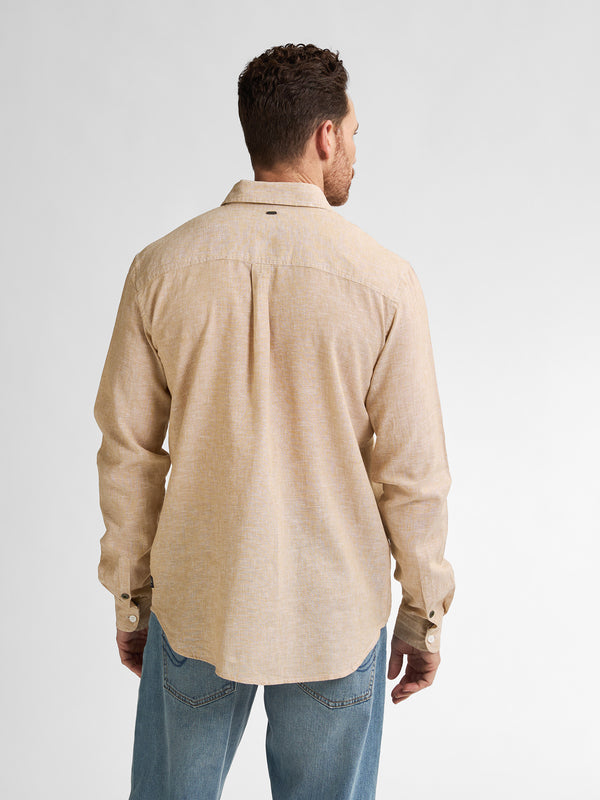 Petrol Industries Overhemd Van Linnenmix Seabright