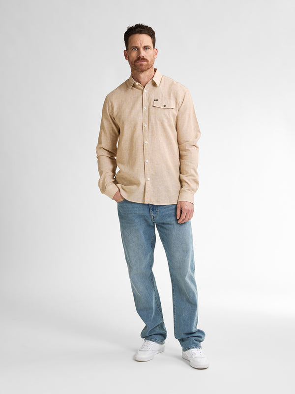 Petrol Industries Overhemd Van Linnenmix Seabright