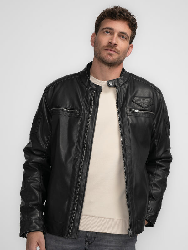 petrol industries PU bikerjack Girdwood