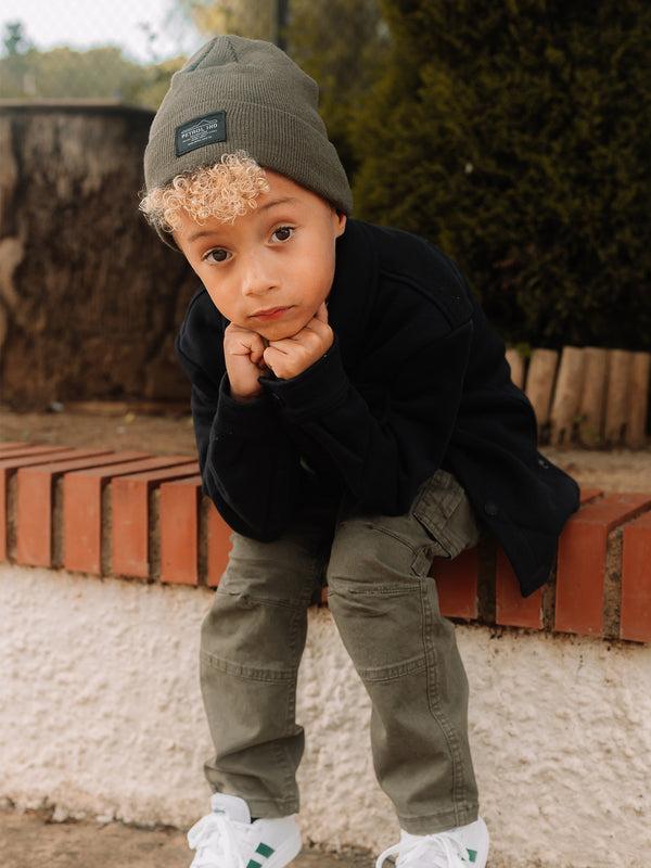 Petrol Industries Ribgebreide Muts Tundra