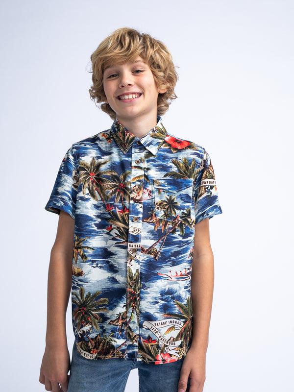 Petrol Industries Tropisch Overhemd Range