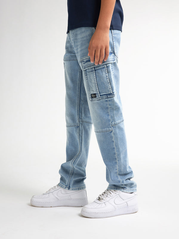 Petrol Industries Torino Regular Cargo Denim Iguana