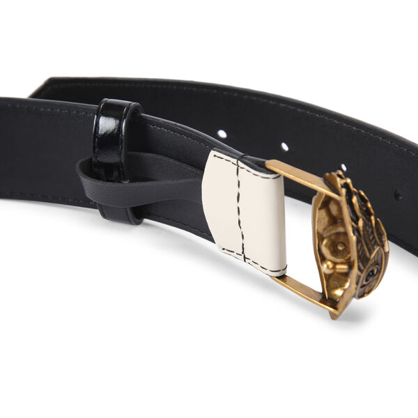 Piampiani Kurt Geiger KENSINGTON 38 BELT-BEIGE COMB-LEATHER