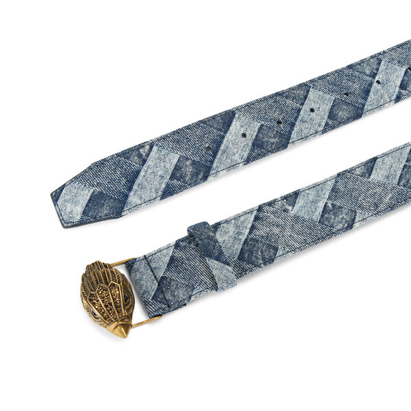 Piampiani Kurt Geiger KENSINGTON 38 BELT-DENIM-FABRIC
