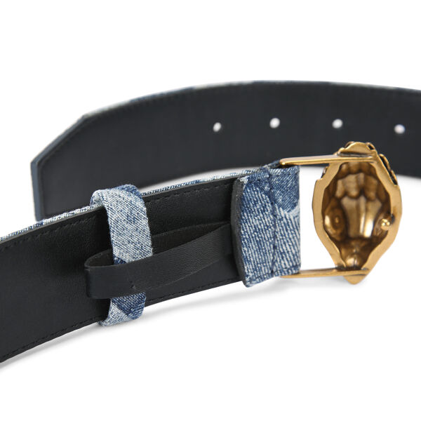 Piampiani Kurt Geiger KENSINGTON 38 BELT-DENIM-FABRIC