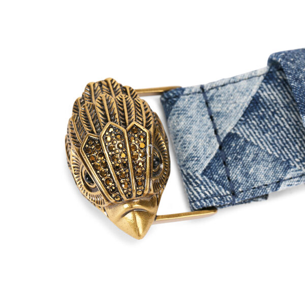 Piampiani Kurt Geiger KENSINGTON 38 BELT-DENIM-FABRIC