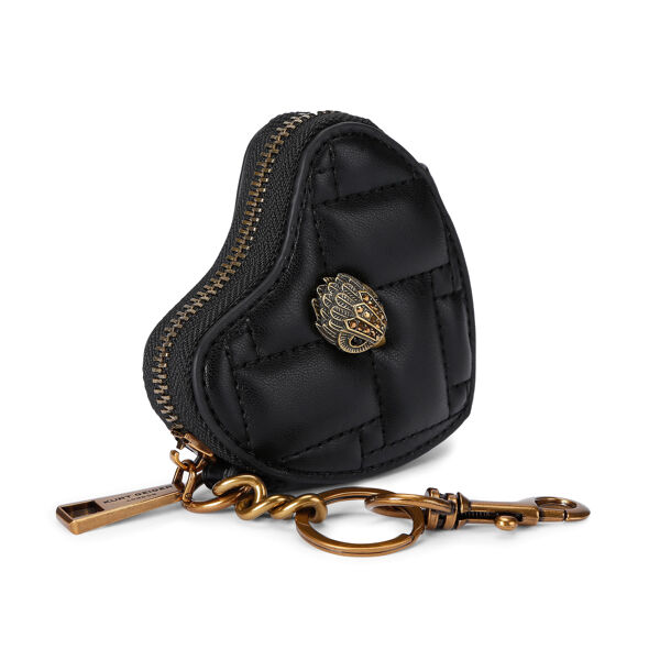 Piampiani Kurt Geiger KENSINGTON HEART CHARM-BLACK-SYNTHETIC