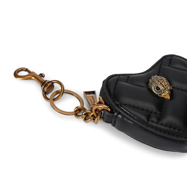 Piampiani Kurt Geiger KENSINGTON HEART CHARM-BLACK-SYNTHETIC