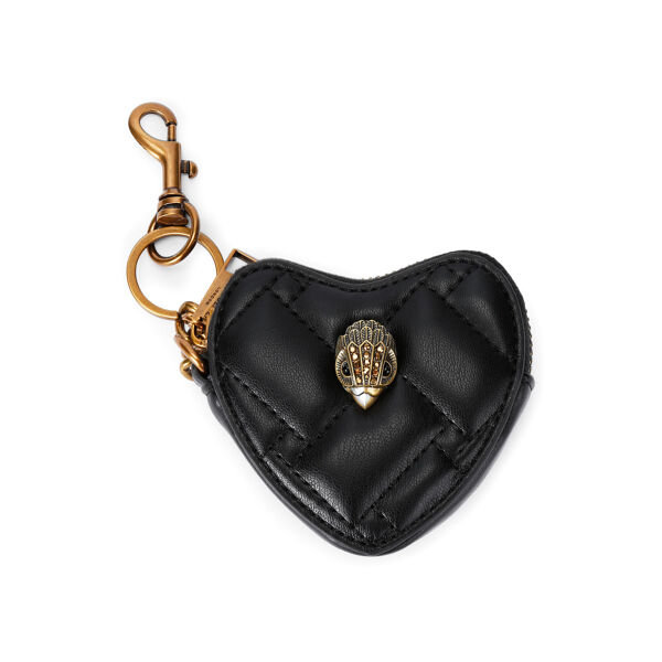 piampiani Kurt Geiger KENSINGTON HEART CHARM-BLACK-SYNTHETIC