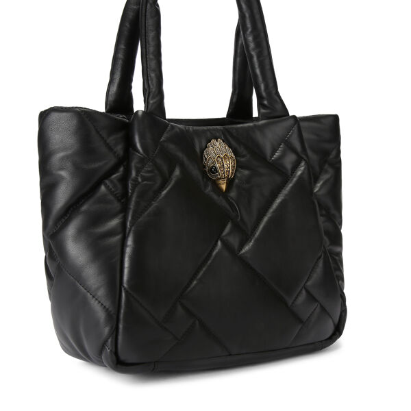 Piampiani Kurt Geiger KENSINGTON M SHOPPER PUFF-BLACK-LEATHER