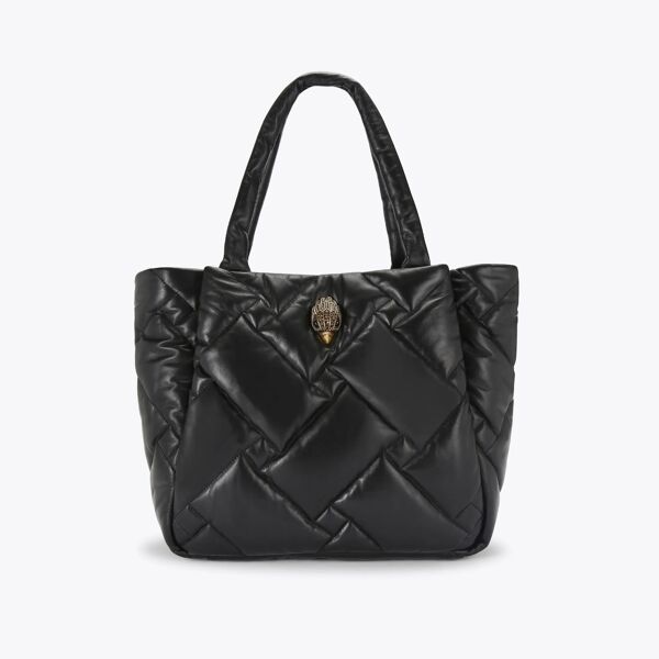 piampiani Kurt Geiger -KENSINGTON SHOPPER PUFF-BLACK-LEATHER