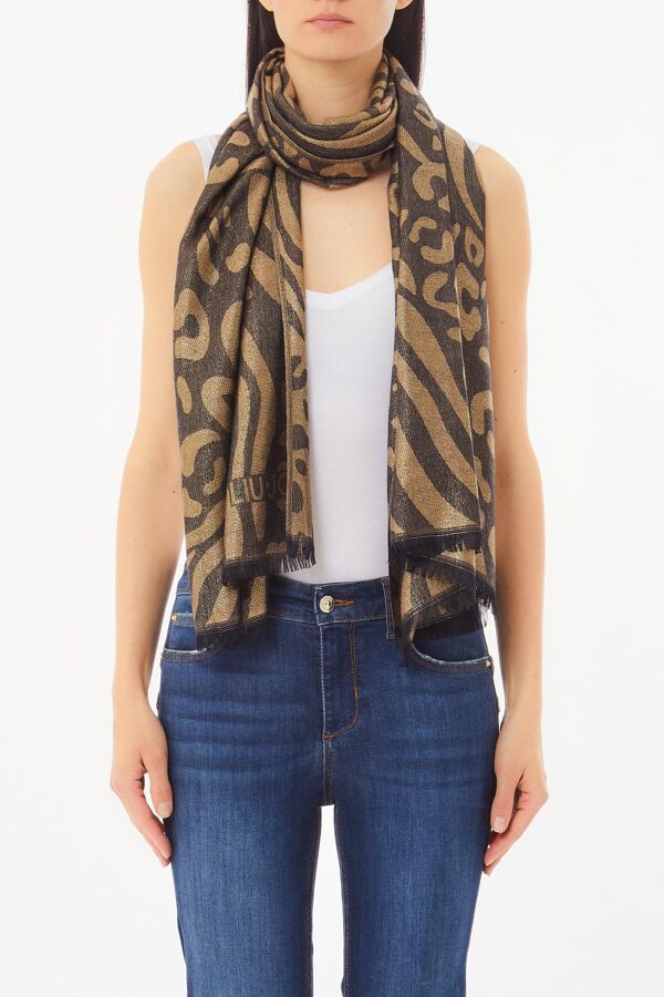 piampiani Liu Jo ANIMALIER - SCARF/SHAWL-50%PL 45%VI 5%PLM