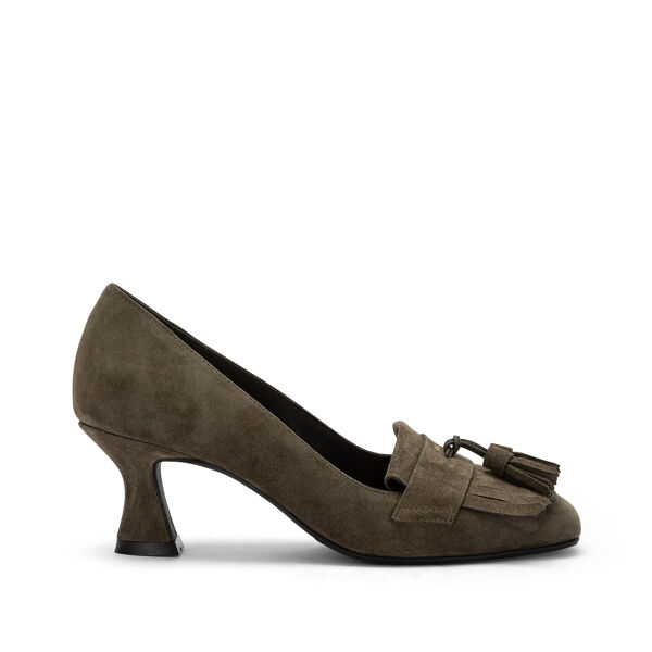 piampiani Carmens Judy Fringe Mousse Pump