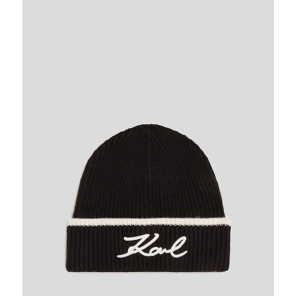 piampiani Karl Lagerfeld K/SIGNATURE BEANIE