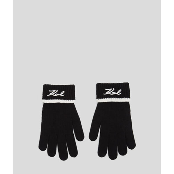 piampiani Karl Lagerfeld K/SIGNATURE KNIT GLOVE