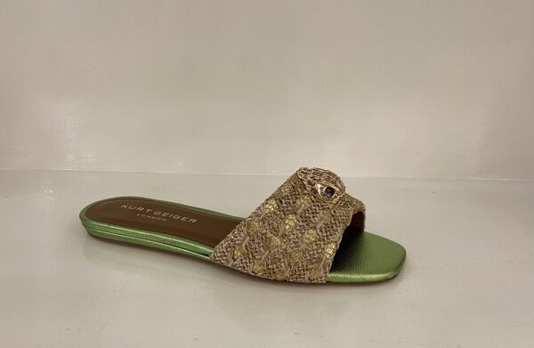 piampiani Kurt Geiger muiltje groen