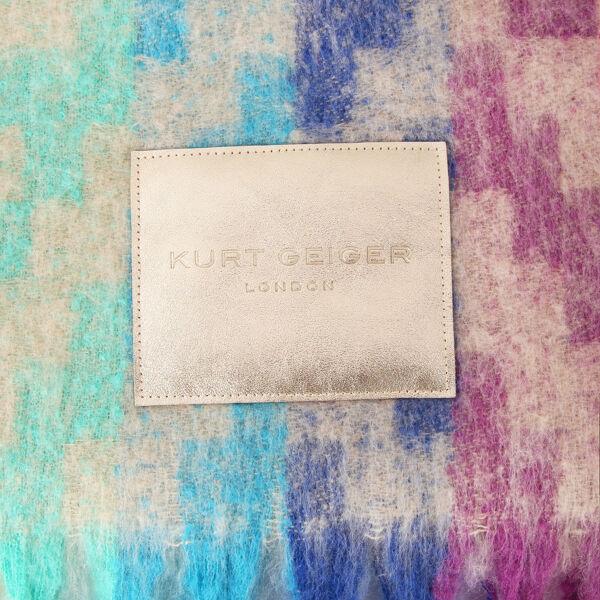 Piampiani Kurt Geiger YARNDYE SCARF-BONE/COMB