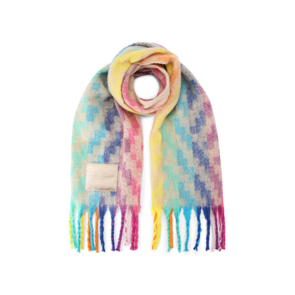 piampiani Kurt Geiger YARNDYE SCARF-BONE/COMB