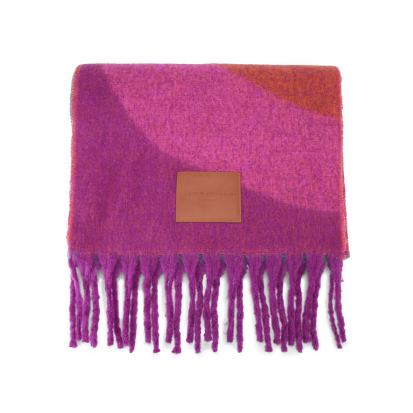 Piampiani Kurt Geiger YARNDYE SCARF-PURPLE