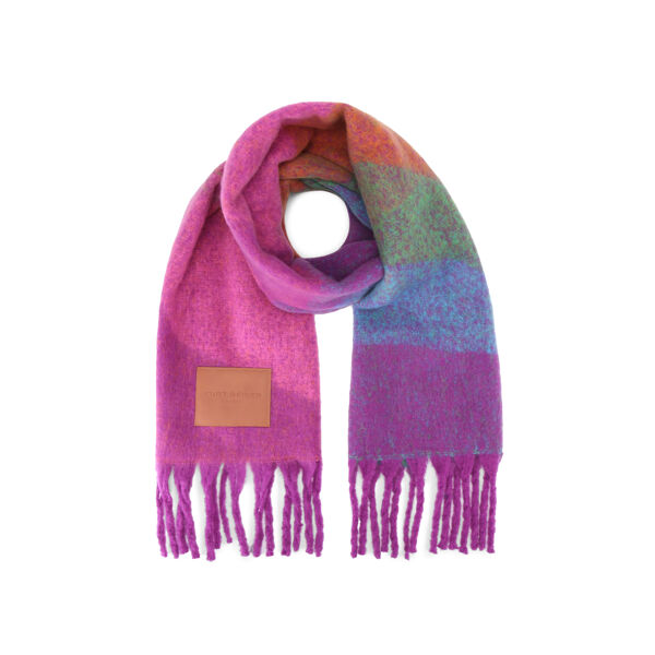piampiani Kurt Geiger YARNDYE SCARF-PURPLE