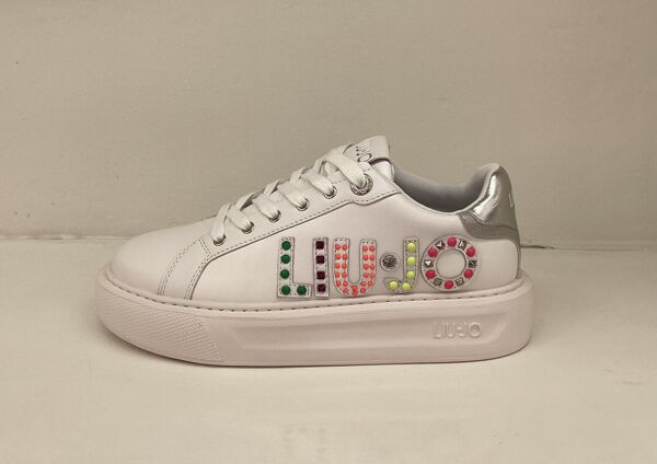 piampiani Liu Jo KYLIE 10 - SNEAKER WHITE/SILVER