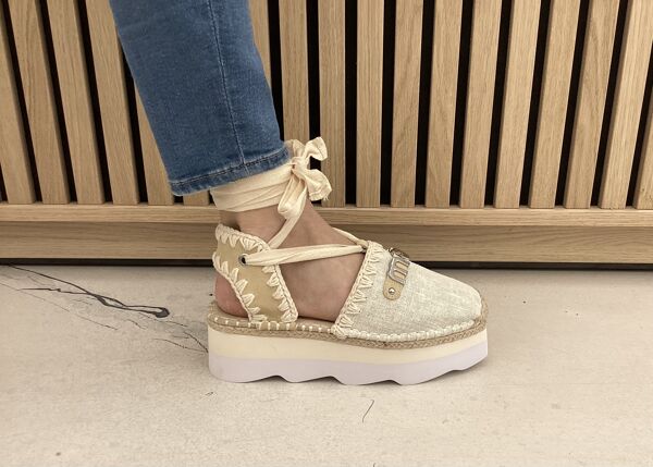 Piampiani Mou Espa Sandal 01a With Logo