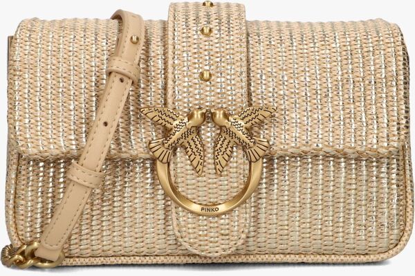piampiani Pinko LOVE ONE MINI SLOUCHY FL RAFIA