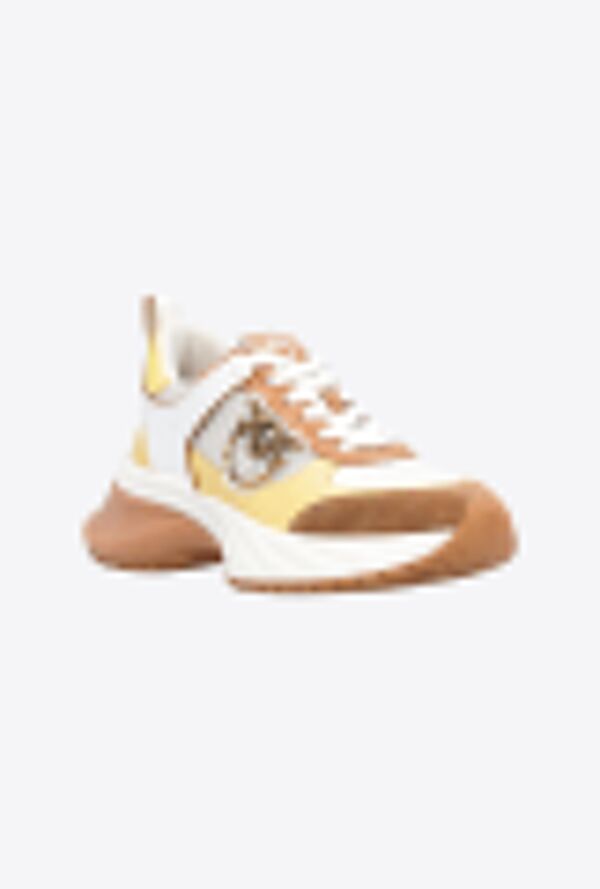 Piampiani Pinko ARIEL 02 - SNEAKER CALF LEATHER/MESH/COW SUEDE