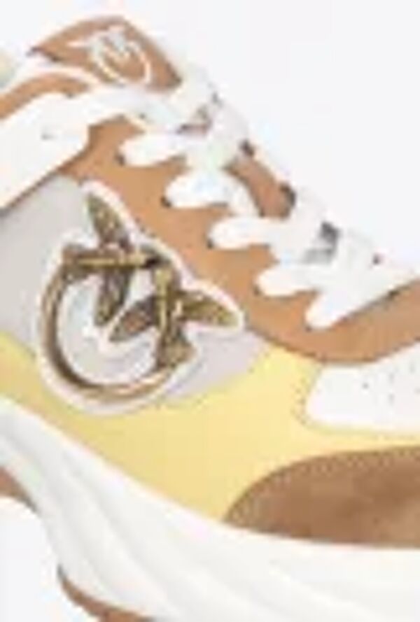 Piampiani Pinko ARIEL 02 - SNEAKER CALF LEATHER/MESH/COW SUEDE