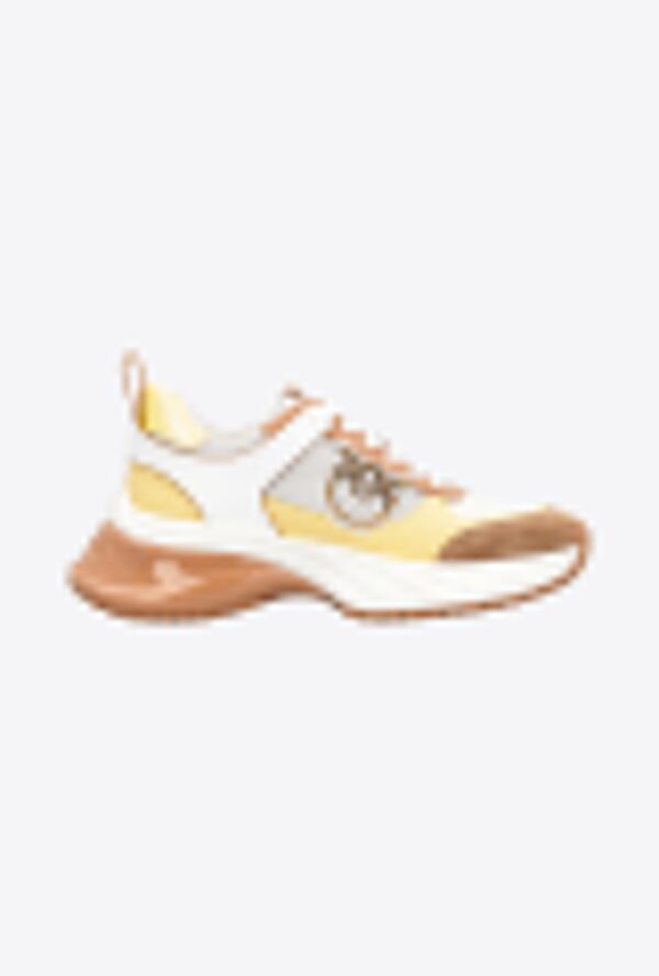 piampiani Pinko ARIEL 02 - SNEAKER CALF LEATHER/MESH/COW SUEDE