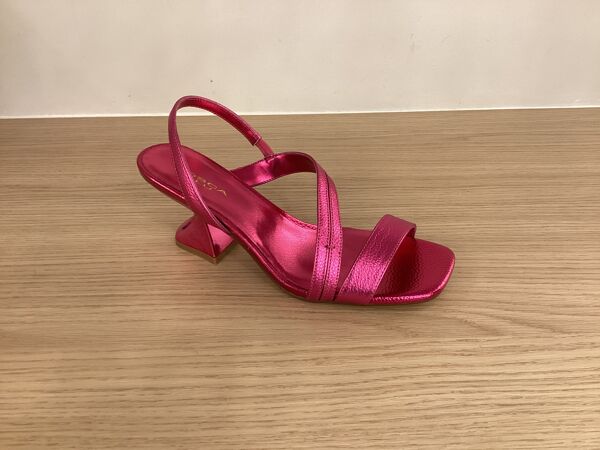 Piampiani Tosca Blu SC/ILARIA - SANDAL W/HEEL IN MET. LEATH