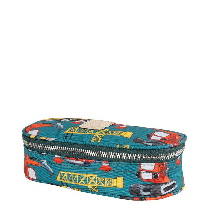 pick & pack Construction Pencil Case Green