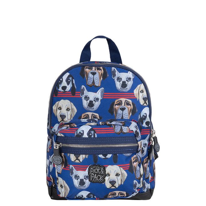 pick & pack Doggie Mood Backpack S Denim blue