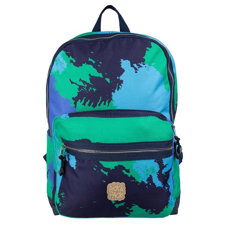 pick & pack Faded Camo Backpack L Blue